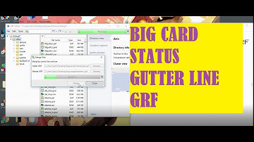 TUTORIAL HOW TO CHANGE YOUR GRF? (BIG CARD, STATUS, GUTTER LINE)Ragnarok Online