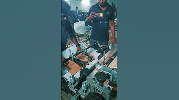 paper bag making machine| ₹0.20 for square bottom folding and pasting cost #paperbagmaking