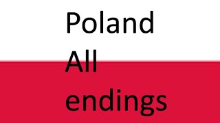 Poland all endings (300 sub special )