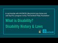 JSH Educational Webinar 1 What Is Disability Introducing Disability