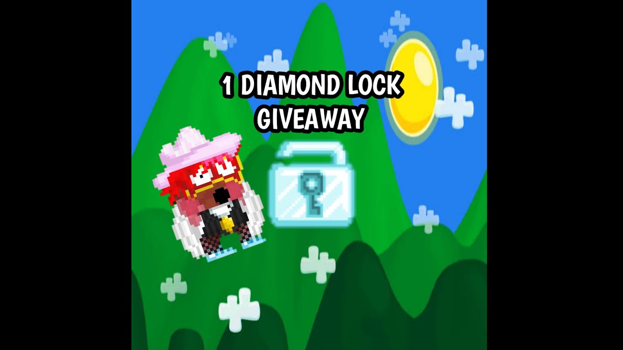 1 DIAMOND LOCK GIVE AWAY || GROWTOPIA - YouTube