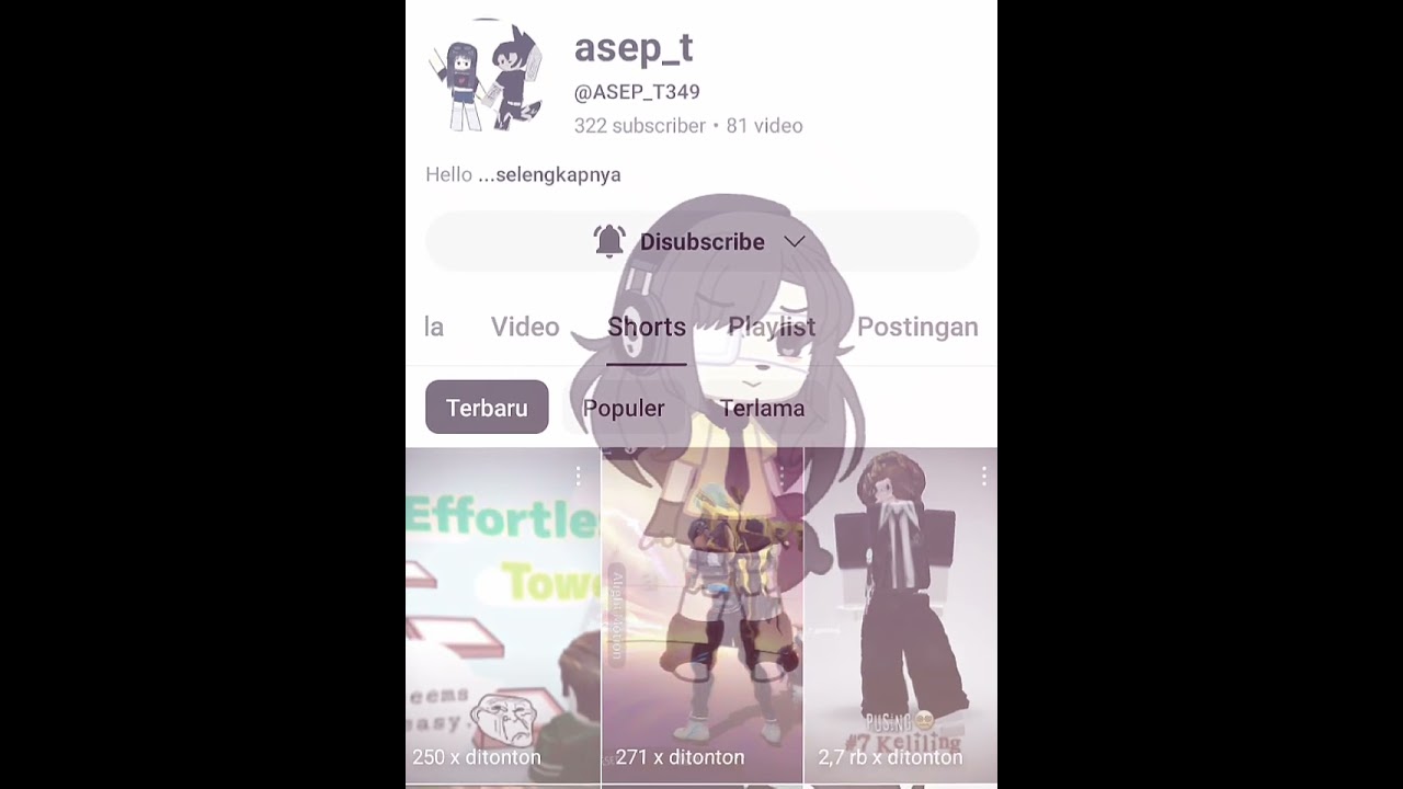 Hari ku gila gara gara dia🗿😏💔 @ASEP_T349 (ldr Mashlaysia,😔) #gachaindonesia #gachamyfavorit #mycrush