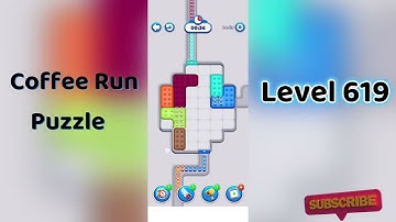 ☕ Coffee Run Puzzle Level 619 Walkthrough 🔍 | Coffee Run Level 619