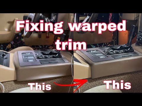 How To Fix Warped Trim In a Pontiac Fiero