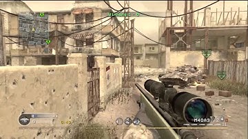 CoD4: S&D 13-1 Backlot (MP5)