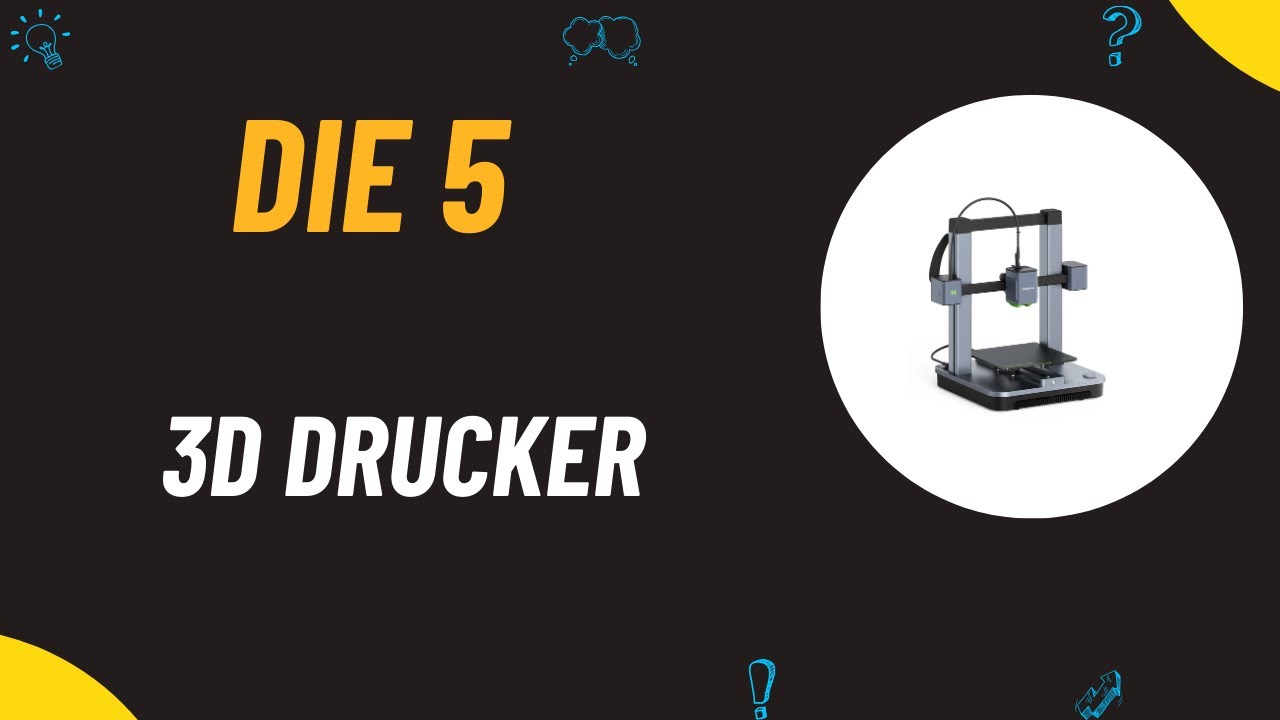 Die 5 Bester 3D Drucker Test 2025 - Top 5 3D Drucker (DEUTSCH) - YouTube