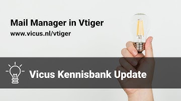 Mail Manager in Vtiger CRM