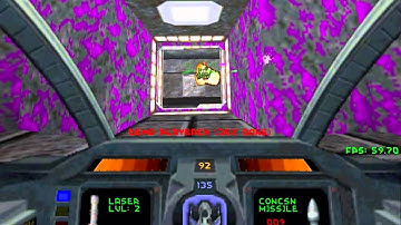 Descent - real walkthrough - insane difficulty - level 2