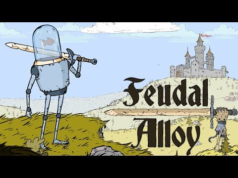 Видео: РЫБКИ ПРАВЯТ РОБОТАМИ - Feudal Alloy (первый взгляд прохождение на русском)