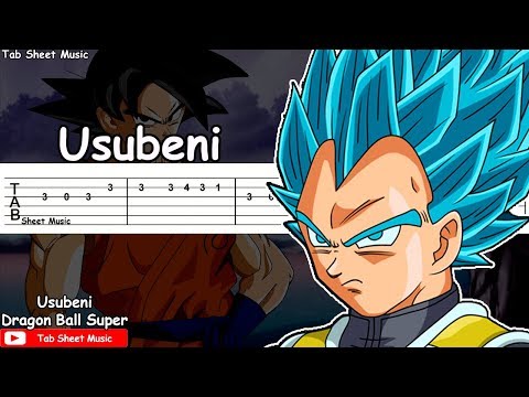 Dragon Ball Super ED 3 - Usubeni Guitar Tutorial