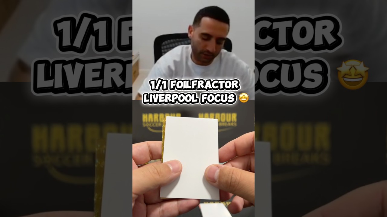 Yossi Benayoun 1/1 Foilfractor 🔥 #unboxing #liverpoolfc #topps