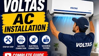 Voltas ac installation / split AC Installation/ ac fridge repair/ ac Servicing Rajrappa Road gola/