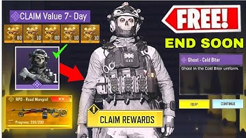 Claim Now Free Ghost Cold Biter COD Mobile | COD Mobile Free Ghost Skin Redeem Code