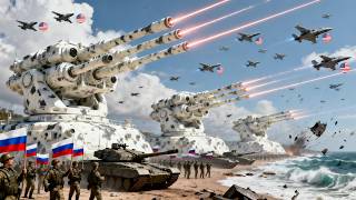 1 Second Ago! Advanced Russian Anti-Aircraft Weapons Destroy Hundreds of US Jets and an Airfield