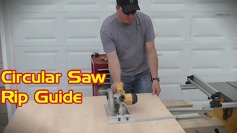 Circular Saw Rip Fence Accessory- Accu Rip Saw Guide //Accurip Saw Guide