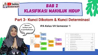 Part 3 || KUNCI DIKOTOM & KUNCI DETERMINASI || BAB 2 || Kelas VII smt 1