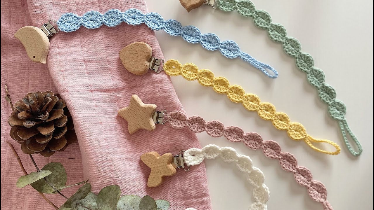 DIY Pacifier Holder | Örgü Emzik Klipsi