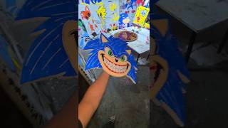I Mixed Sonic With a Character You Never Expected! 😱#sonic #sonicthehedgehog #art #shorts
