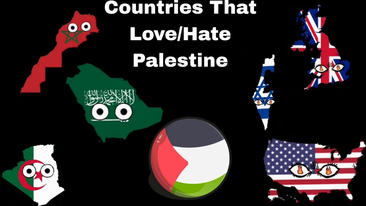 CountryBalls Countries That Love Palestine Vs Countries That Hate Palestine