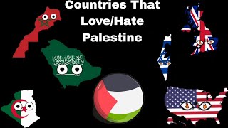 CountryBalls Countries That Love Palestine Vs Countries That Hate Palestine