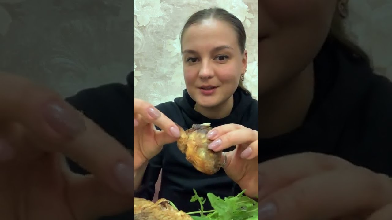Мукбанг рыбка жареная