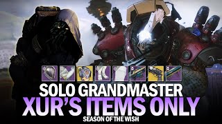 Xur's Loadout: Solo GM Lake of Shadows Using Only This Week's Xur Items [Destiny 2]