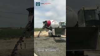 Duomi Self Loading Concrete Mixer Truck Mobile Concrete Mixing Station Transit Truck