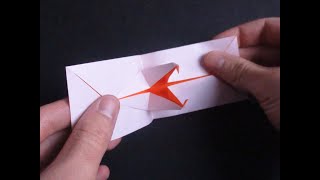 Bird Beak Origami Pop-up Card