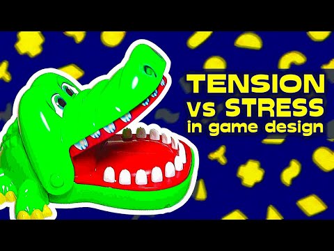 Tension vs Stress in Game Design ft. Crocodile Dentist | LambHoot