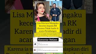 Lisa Mariani Udah Dandan Cantik,Tapi Pak Rknya Gadatang