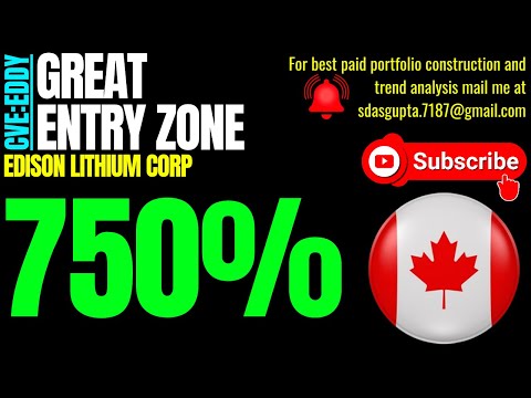 EDISON LITHIUM CORP GREAT ENTRY ZONE | EDDY STOCK NEWS