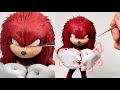 Create Knuckles (movie.ver) with Clay / Sonic the hedgehog2 [kiArt]