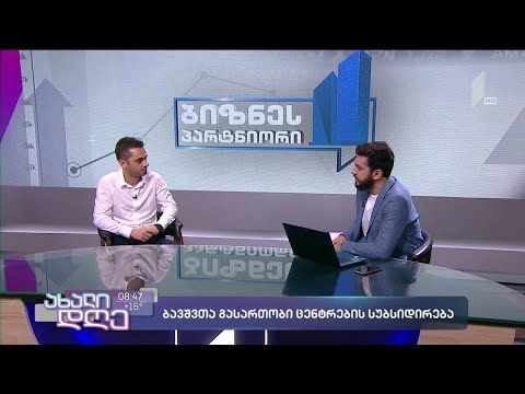 ბავშვთა გასართობი ცენტრების სუბსიდირება