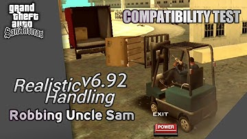 REALISTIC HANDLING v6.92 MISSION TEST - Robbing Uncle Sam - Compatibility Test