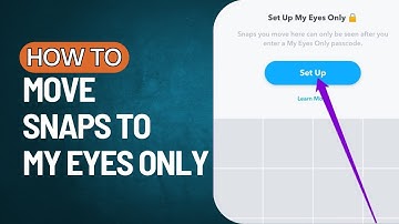 How To Move Snaps Into "My Eyes Only" | My Eyes Only Snapchat (2023)