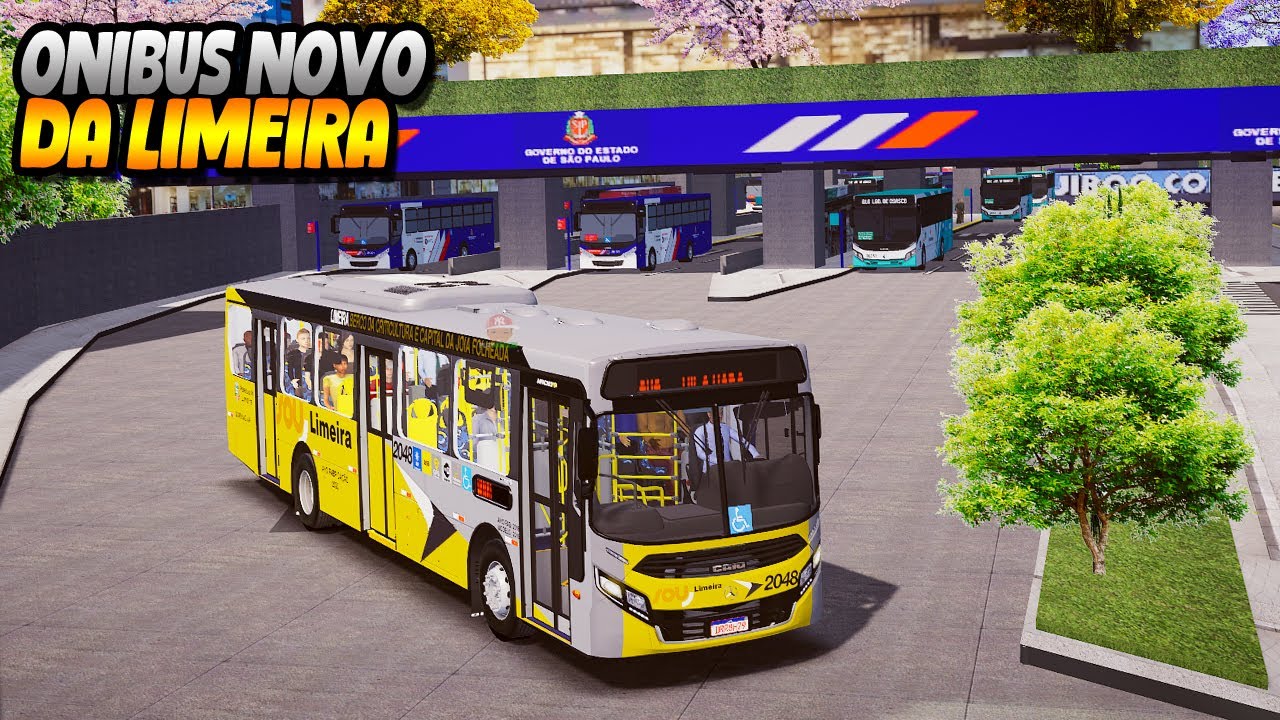 ONIBUS NOVO DA LIMEIRA RODANDO EM OSASCO - PROTON BUS SIMULATOR