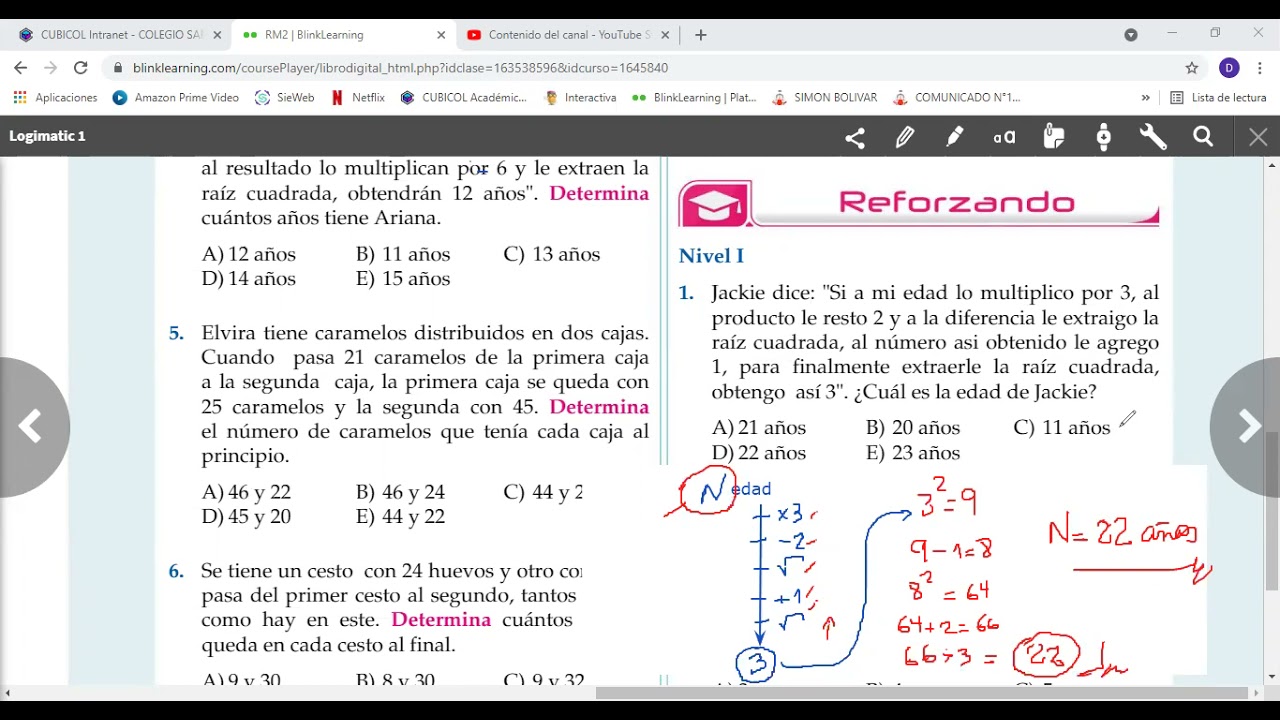 Metodo De Las Ope Inv 1ro Sec Rm Youtube