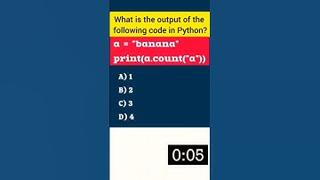 Python Basics Quiz - 56 | Python count method explained | #pythonforbeginners #cbse11 #cbse12