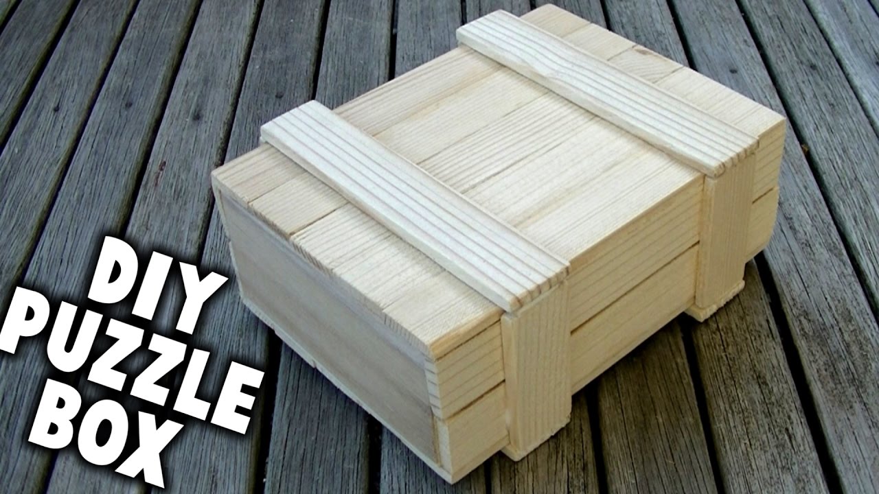 DIY Puzzle Box - Can You Open It?? - YouTube