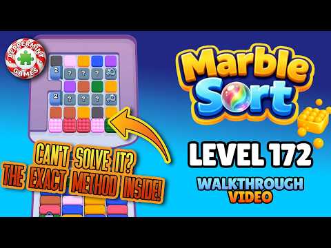 Marble Sort Level 172 Walkthrough & Solution
