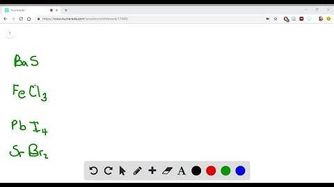 Name each ionic compound. a. BaS b. FeCl3 c. PbI4 d. SrBr2