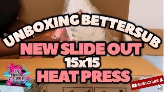 New BetterSub Slide Out Heat Press Unboxing 