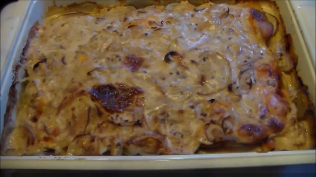 ALFREDO POTATOES WITH CHICKEN CASSEROLE YouTube