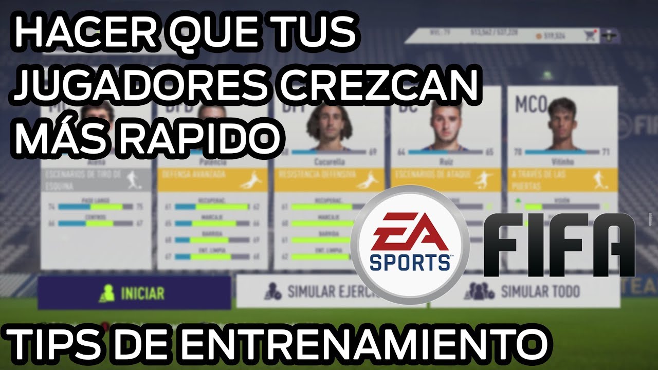 Como crecer más rapido a tus jugadores en Modo Carrera FIFA 18 Como crecer más rapido a tus jugadores en Modo Carrera FIFA 18