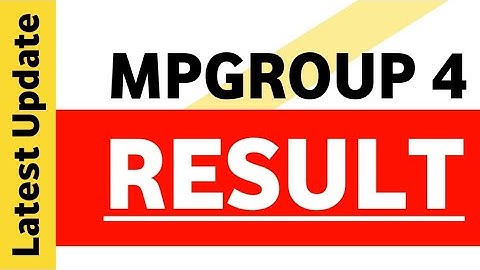 mp group 4 result date 2023 | mp group 4 assistant garde 3 result 2023 kab ayega | latest update