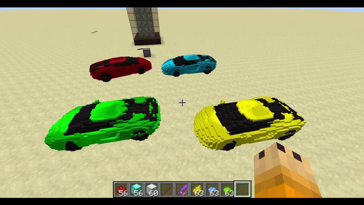 How To Get Lamborghinis In Minecraft Only One Command No Mods