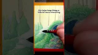 Painting a hobbit house with watercolor #watercolor #paintingtutorial #art #artvideo #lordoftherings