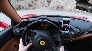 2016 ferrari 488 gtb - pov canyon drive ...