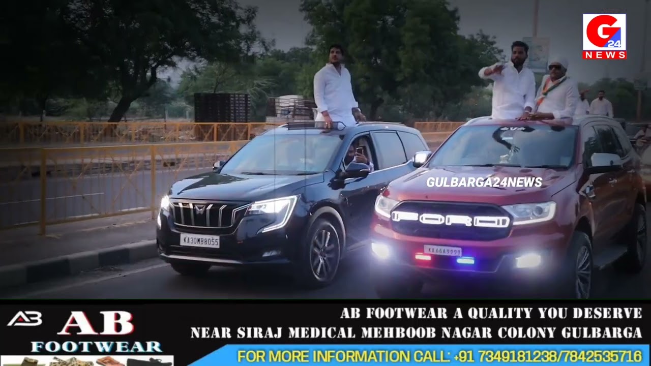 GULBAGA JDS YOUTH PRESIDENT SAMEER BAGBAN AND GROUP JOIN CONGRESS PARTY UNDER THE LEADERSHIP OF