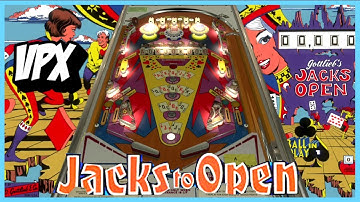 Jacks Open VPX (Gottlieb, 1977) | Visual Pinball X